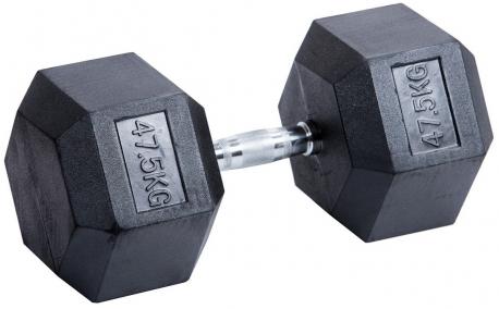 Гантель гексагональная обрезиненная  47,5 кг Profi-Fit