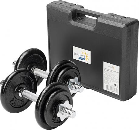 Набор гантелей разборных  IR92052 (20 кг) Sundays Fitness