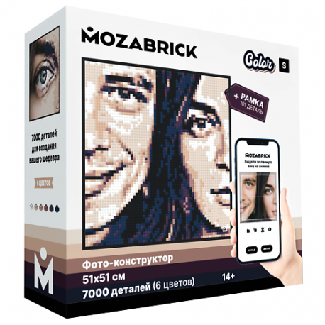 Фото-конструктор из любой фотографии - Набор Color S Mozabrick
