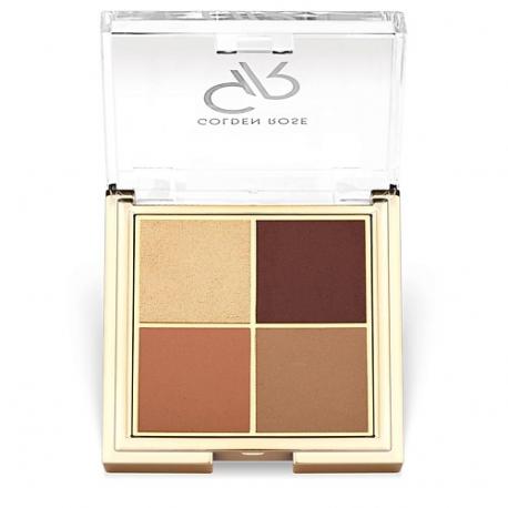 Тени для век QUATTRO eyeshadow palette GOLDEN ROSE