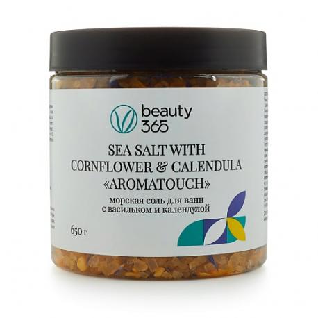 Морская соль для ванн с васильком и календулой 650.0 Beauty365