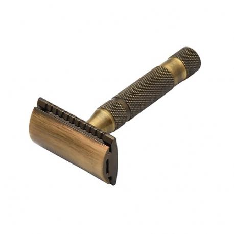 Т образный станок с закрытым гребнем SSH-05 Antique brass (Close comb) 1.0 PEARL SHAVING