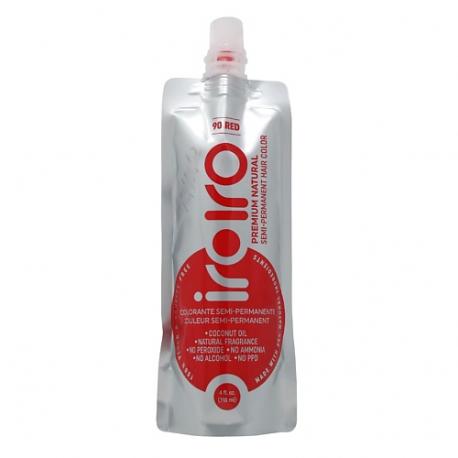 Семи-перманентный краситель для волос 90 RED Красный IROIRO