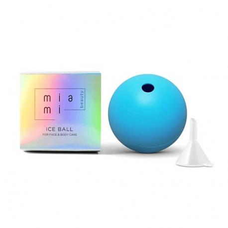 Массажер охлаждающий для лица, криомассажер ледяная сфера MIAMI BEAUTY