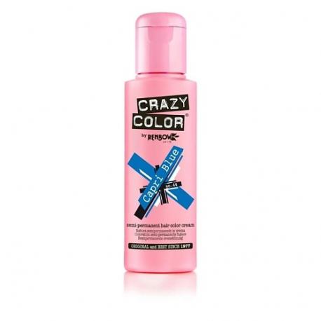 Оттеночный краситель для волос Capri Blue Сине-Голубой 44 Crazy Color