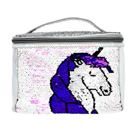 Косметичка-сундучок UNICORN с пайетками MISS PINKY