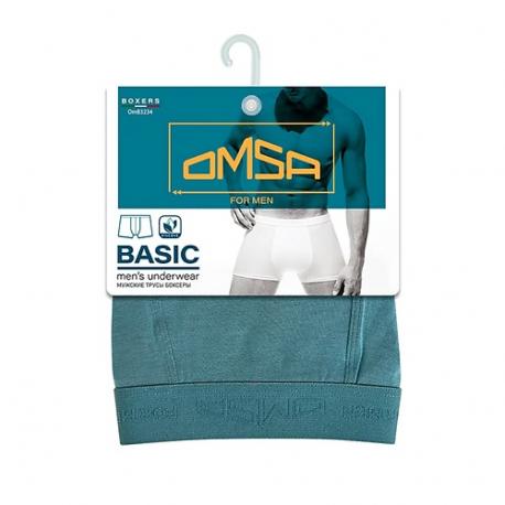OmB 3234 Трусы мужские Боксеры Cadet Blu 0 OMSA