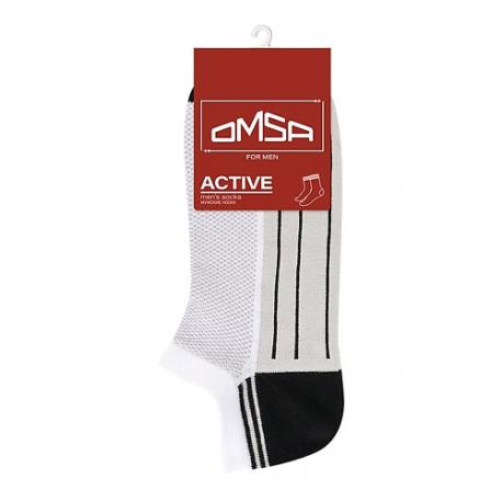 Active 109 Носки мужские укороченные Grigio Chiaro 0 OMSA