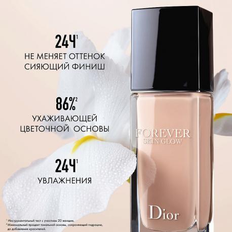 Тональный крем для лица с сияющим финишем Forever Skin Glow SPF 20 PA+++ Dior