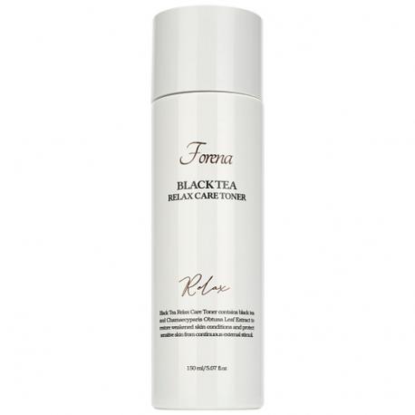 Тонер разглаживающий успокаивающий с экстрактом чёрного чая Black Tea Relax Care Toner FORENA