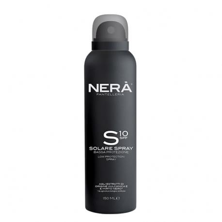 Спрей для тела солнцезащитный SPF 10 Solare Spray Bassa Protezione NERA PANTELLERIA