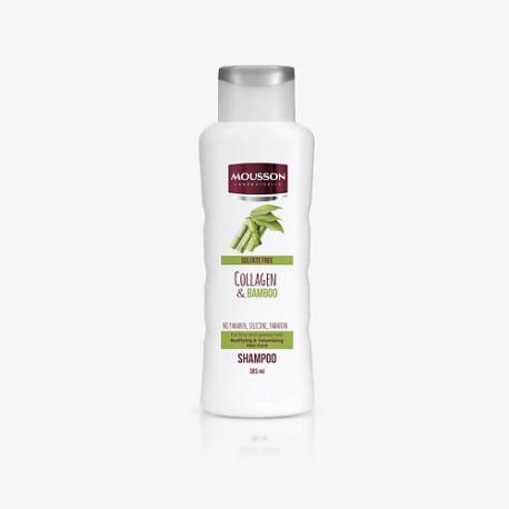 Бессульфатный шампунь для придания объема Collagen and Bamboo MOUSSON