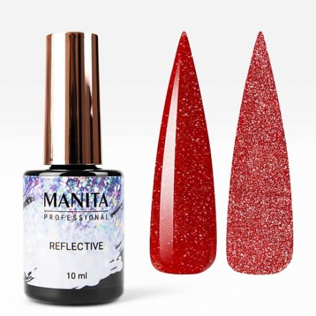 Professional Гель-лак для ногтей светоотражающий Reflective MANITA