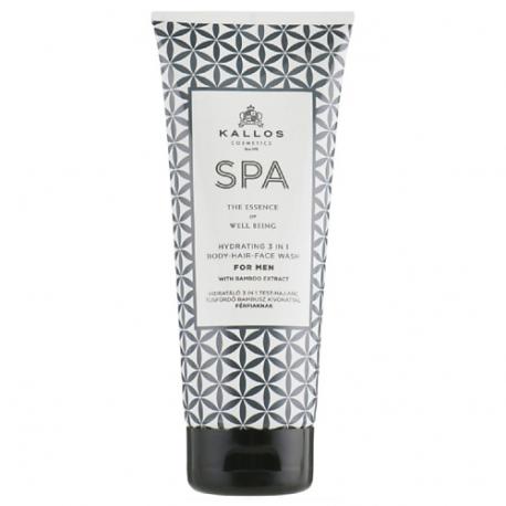 SPA Гель для душа 3в1 For Men, увлажняющий, с экстрактом бамбука и цитруса 200.0 Kallos Cosmetics