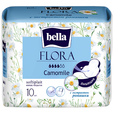 Прокладки FLORA Camomile 10.0 BELLA