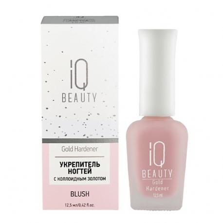 Укрепитель ногтей с коллоидным золотом  Gold Hardener White 12.5 IQ Beauty