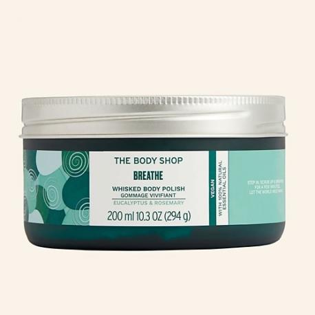 Соляной скраб для тела Breathe с эфирными маслами розмарина и эвкалипта 200.0 The Body Shop