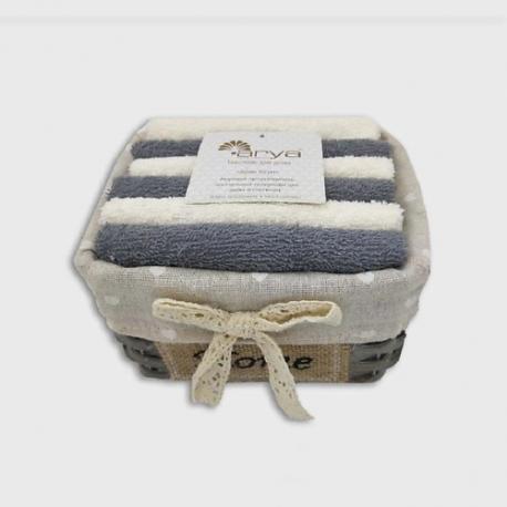 Подарочное полотенце Home 30х30 Arya home collection