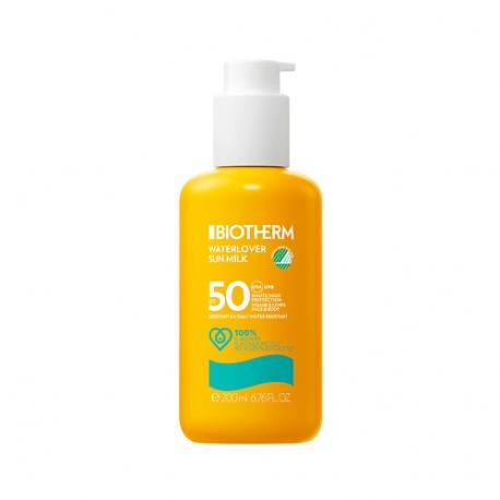 Водостойкое солнцезащитное молочко для лица и тела Waterlover Sun Milk SPF50 200.0 BIOTHERM
