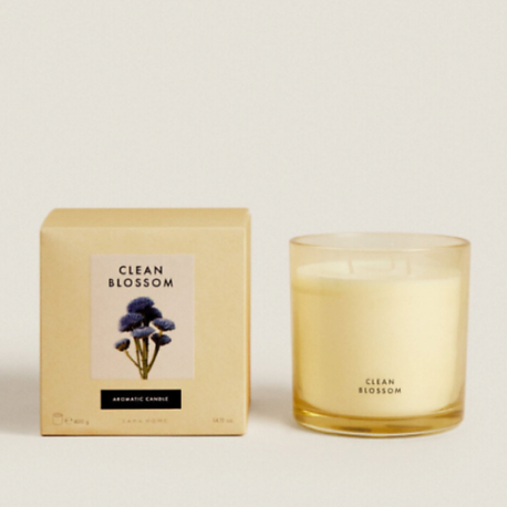 Ароматическая свеча clean blossom 400.0 ZARA HOME