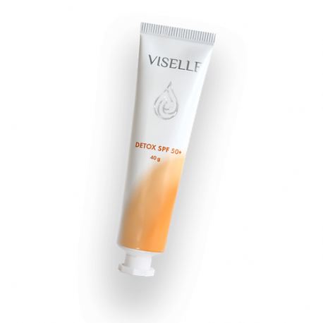Профессиональный солнцезащитный детокс-крем  DETOX SPF 50+ VISELLE