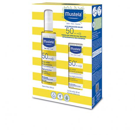 Набор Sun Protection SPF50: Солнцезащитный спрей + Лосьон Mustela