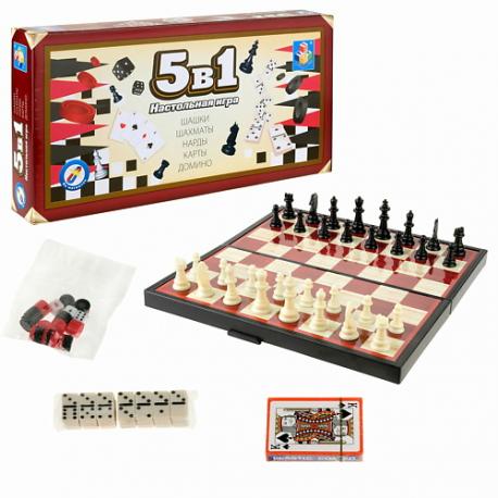 Игра настольная 5в1 1.0 1Toy