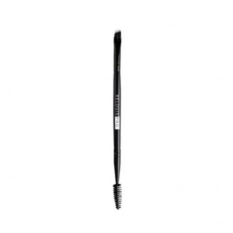 Кисть косметическая №6 двусторонняя для бровей PRO Brow&Eyeliner Brush Relouis