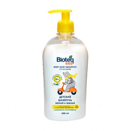 Детский шампунь мягкий и нежный  0+, без слез 500 Bioteq