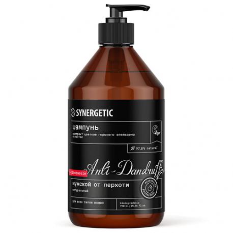 Натуральный шампунь от перхоти мужской 750.0 Synergetic