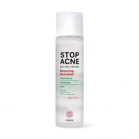 STOP ACNE Балансирующий тонер для лица AHA + BHA + TEA 150.0 HISKIN