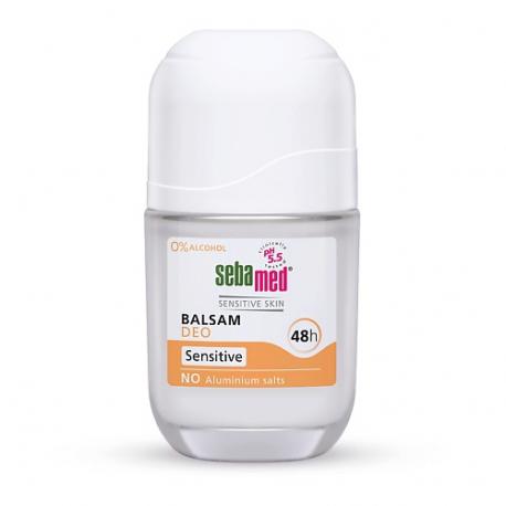 Шариковый дезодорант Roll-on Balsam Sensitive без спирта и солей аллюминия 50.0 Sebamed