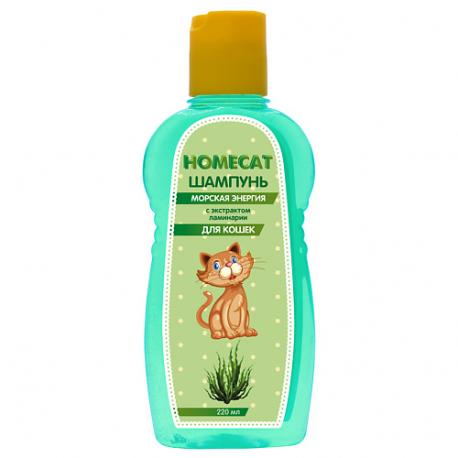 МОРСКАЯ ЭНЕРГИЯ Шампунь для кошек с экстрактом ламинарии 220.0 Homecat