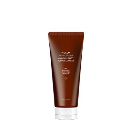 Пенка для умывания для сужения пор с ретинолом RETINOLAGEN AMPOULE SHOT FOAM CLEANSER 120.0 P.CALM