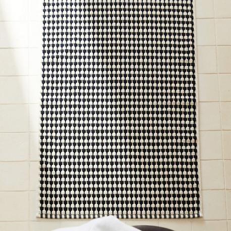 Хлопковый коврик для ванной с вафельным рельефным узором ZARA HOME
