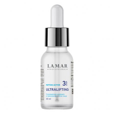 Сыворотка лифтинг-эффект с пептидным комплексом антивозрастная ULTRALIFTING 30.0 LAMAR PROFESSIONAL