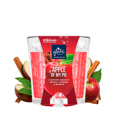 Ароматизированная свеча Apple of my pie 130.0 GLADE
