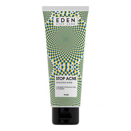 Stop Acne Содовый скраб для лица от прыщей 75.0 Eden