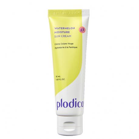 Крем для лица солнцезащитный Арбуз SPF50+ PA++++ Watermelon Moisture Sun Cream PLODICA