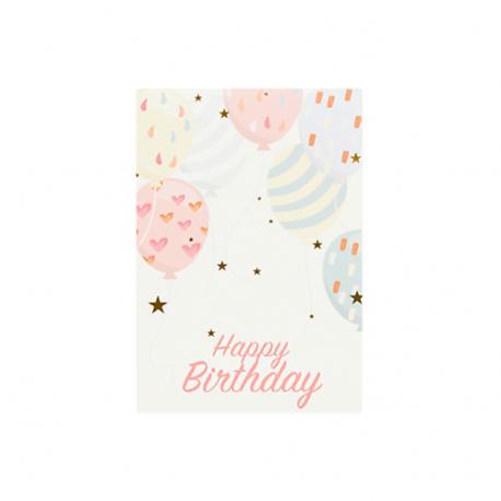 Открытка Happy Birthday ЛЭТУАЛЬ