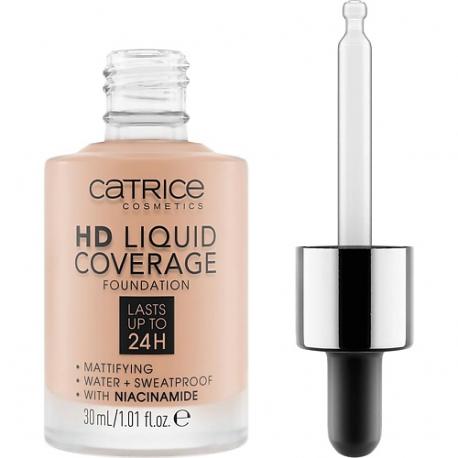 Тональная основа HD Liquid Coverage Foundation CATRICE