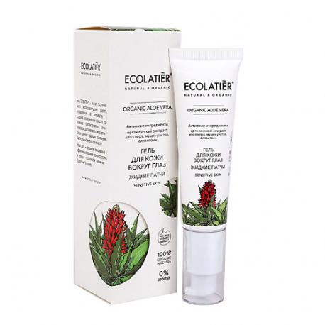Гель для кожи вокруг глаз "Жидкие патчи" ORGANIC ALOE VERA 30.0 ECOLATIER
