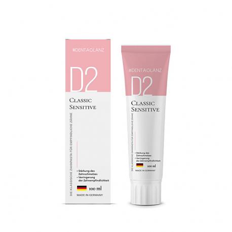 Зубная паста D2 Classic Sensitive #DENTAGLANZ
