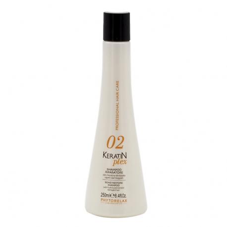 Шампунь для волос с гидролизованным кератином 02 Keratin Plex PHYTORELAX