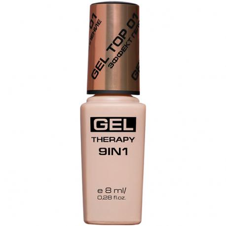 Топ с эффектом Гель-лака Gel Therapy 9in1 STELLARY