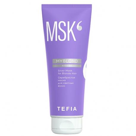 Серебристая маска для светлых волос, MYBLOND 250.0 TEFIA