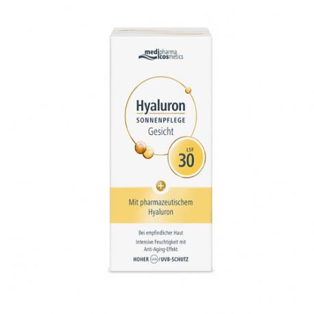 Солнцезащитный крем для лица SPF 30 Hyaluron 50 MEDIPHARMA COSMETICS