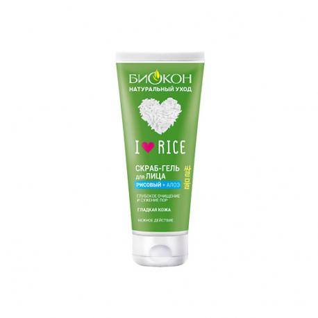 Скраб-гель для лица I  LOVE RICE 90.0 БИОКОН