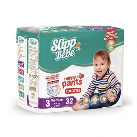 Подгузники-трусики № 3 32.0 SLIPP BEBE