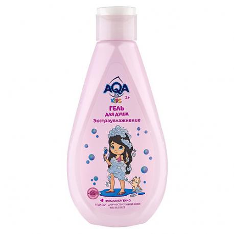 Kids Гель для душа для девочек "Экстраувлажнение" AQA baby